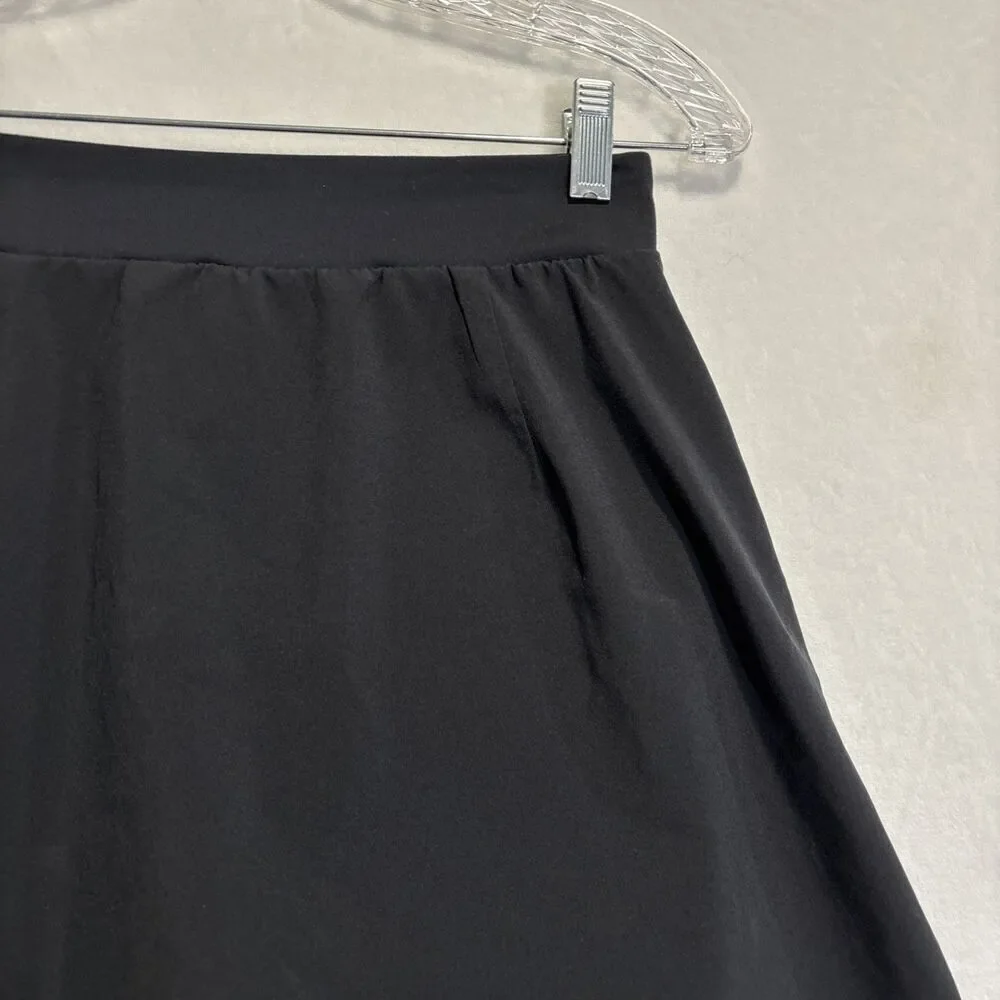 J.Crew Women's Pleated Active Skort Black Golf Tennis Pickleball Size XS